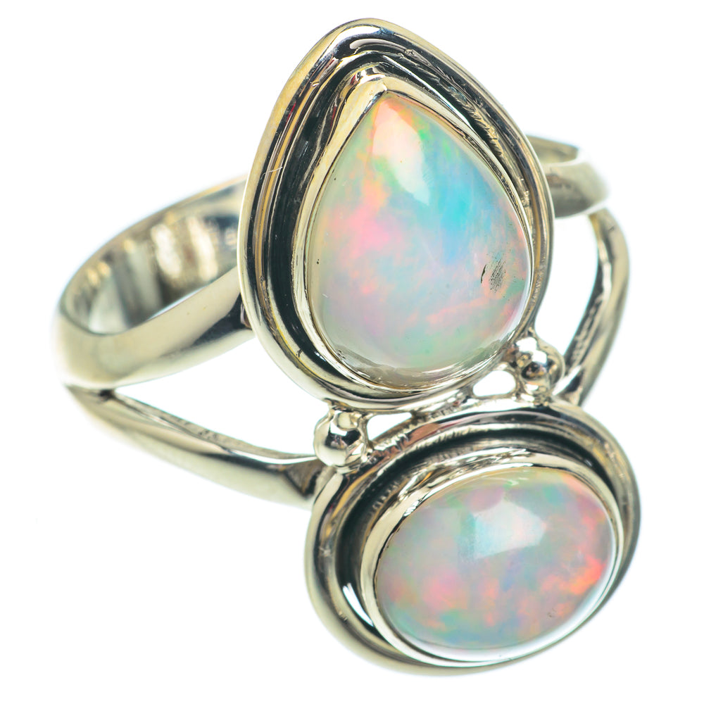 Ethiopian Opal Rings handcrafted by Anasilvercos - RING65454