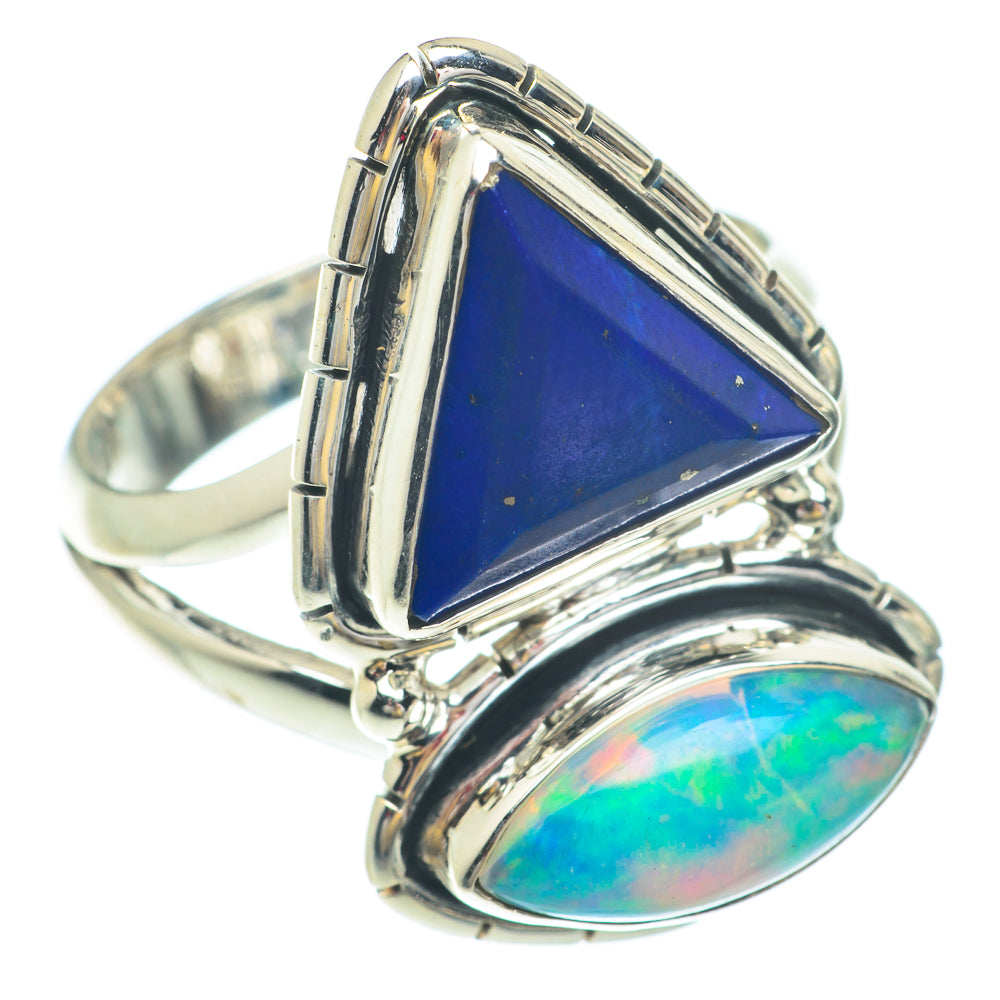 Lapis Lazuli Rings handcrafted by Anasilvercos - RING65456