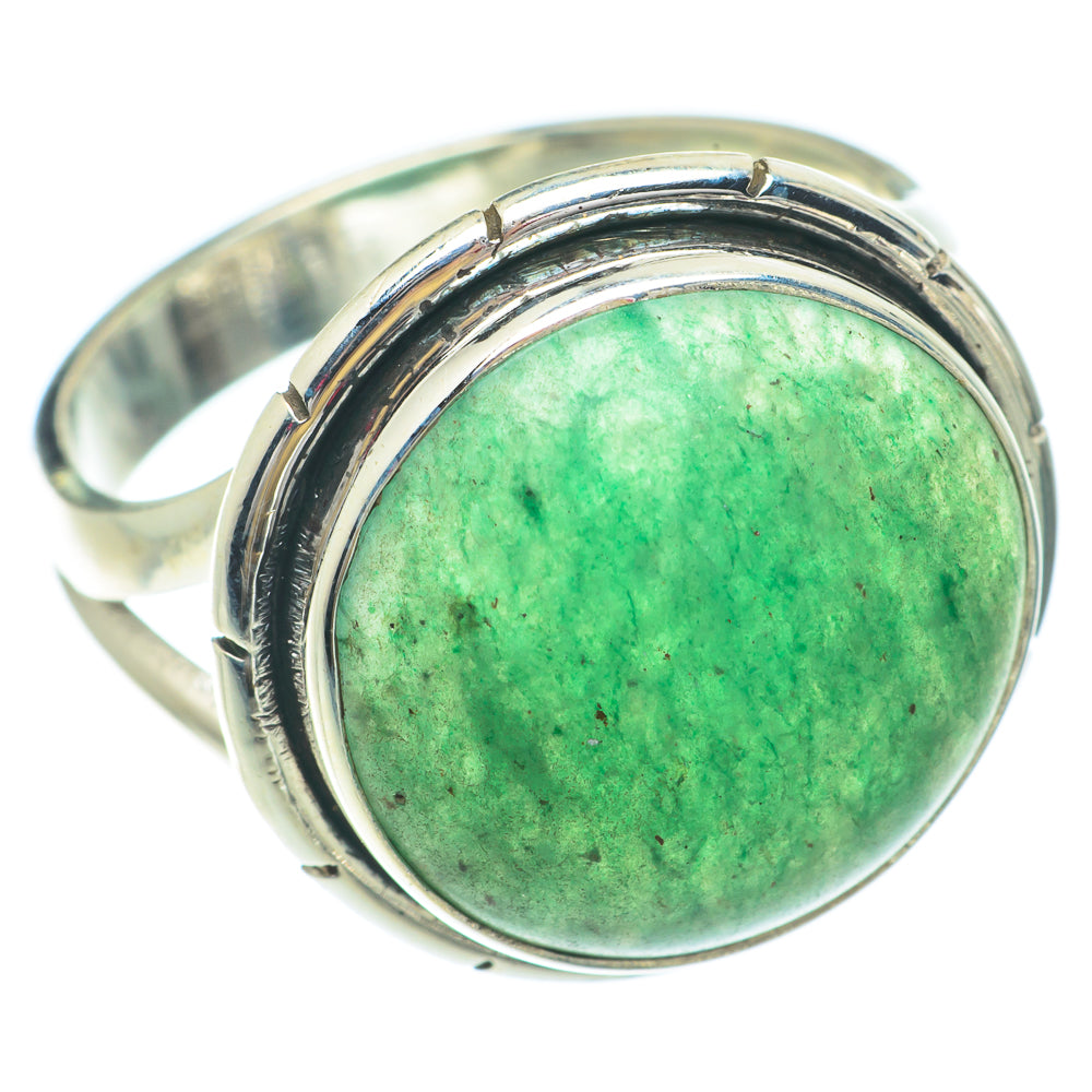 Green Aventurine Rings handcrafted by Anasilvercos - RING65464