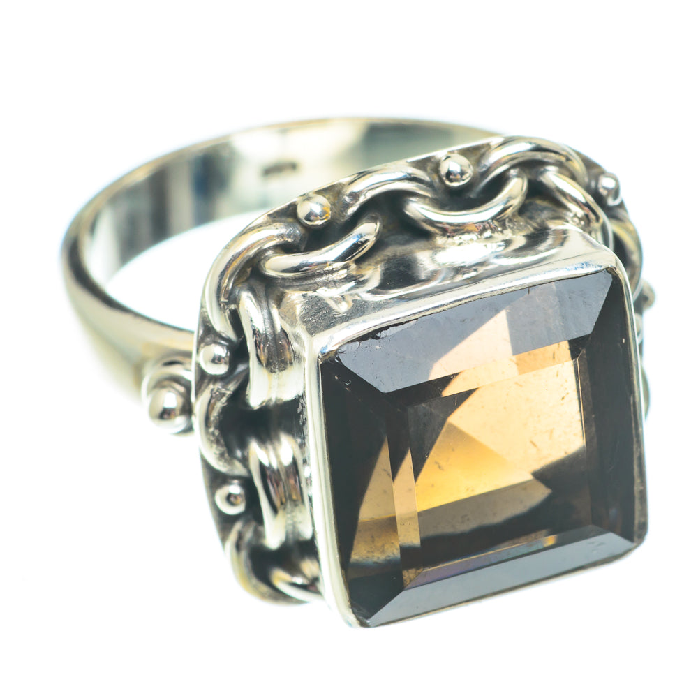 Smoky Quartz Rings handcrafted by Anasilvercos - RING65466