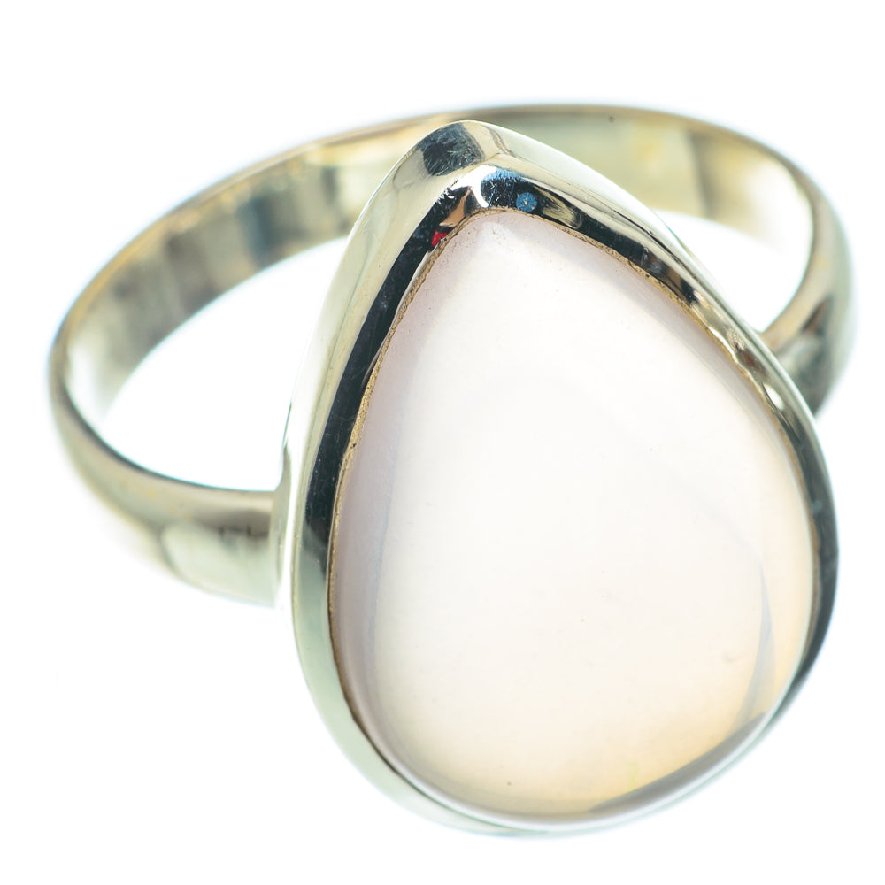 Rose Quartz Rings handcrafted by Anasilvercos - RING65470
