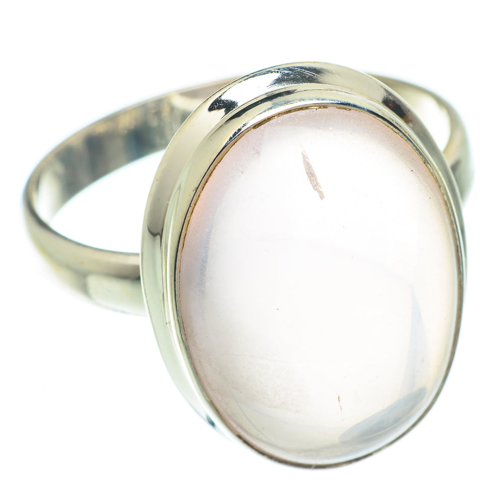Rose Quartz Rings handcrafted by Anasilvercos - RING65471
