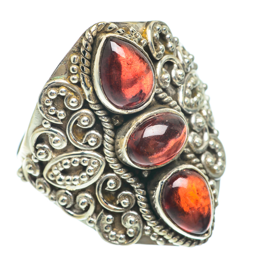 Garnet Rings handcrafted by Anasilvercos - RING65473