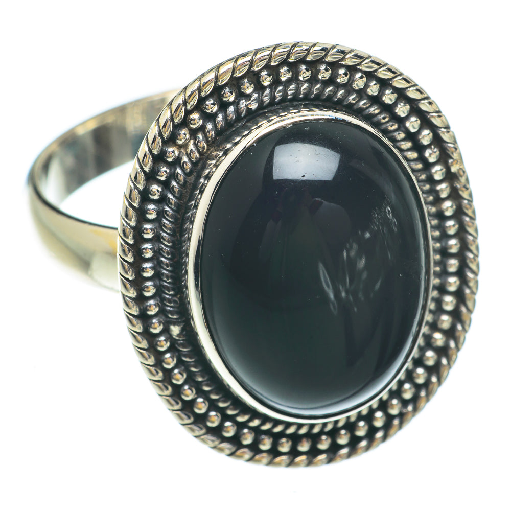 Black Onyx Rings handcrafted by Anasilvercos - RING65476