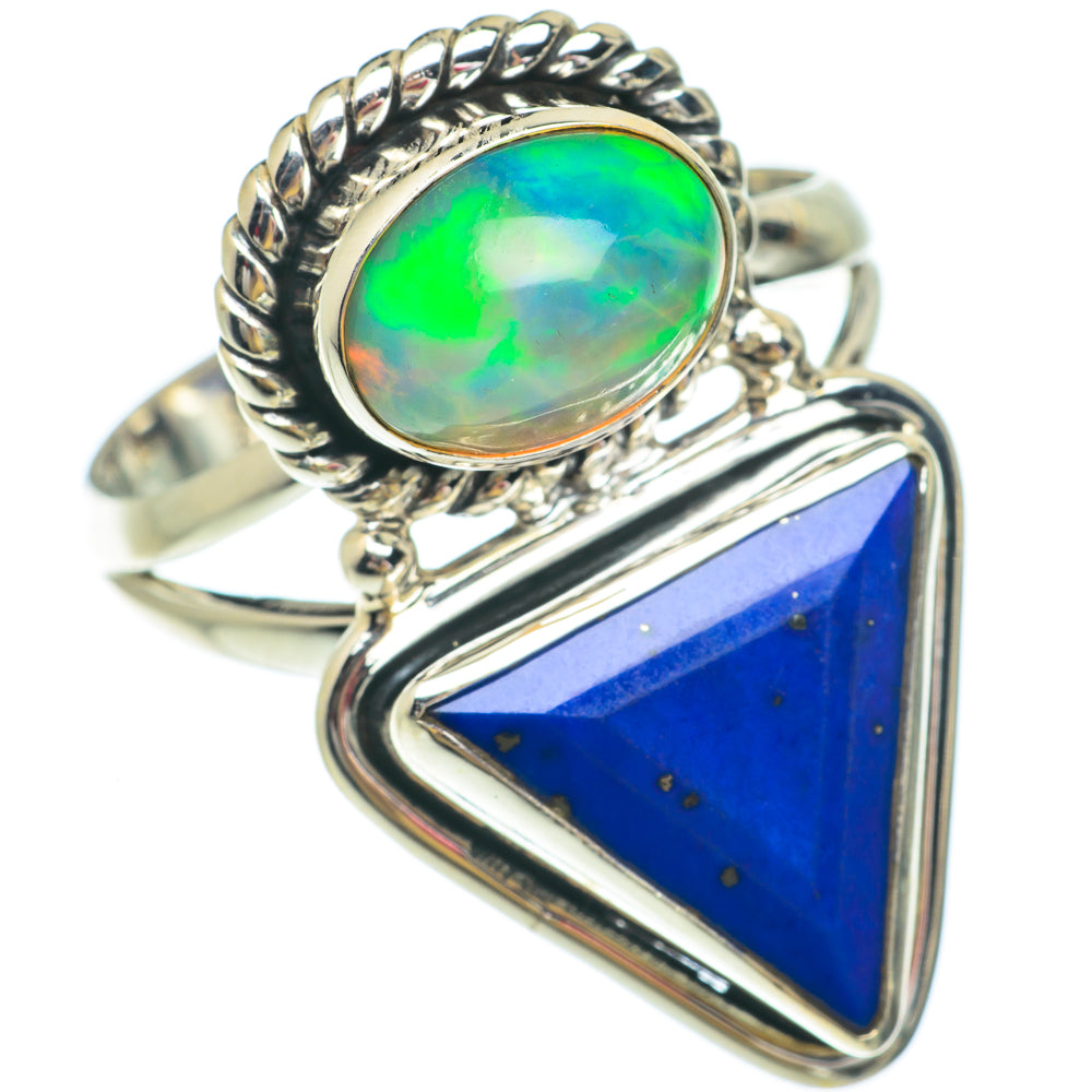 Lapis Lazuli Rings handcrafted by Anasilvercos - RING65482