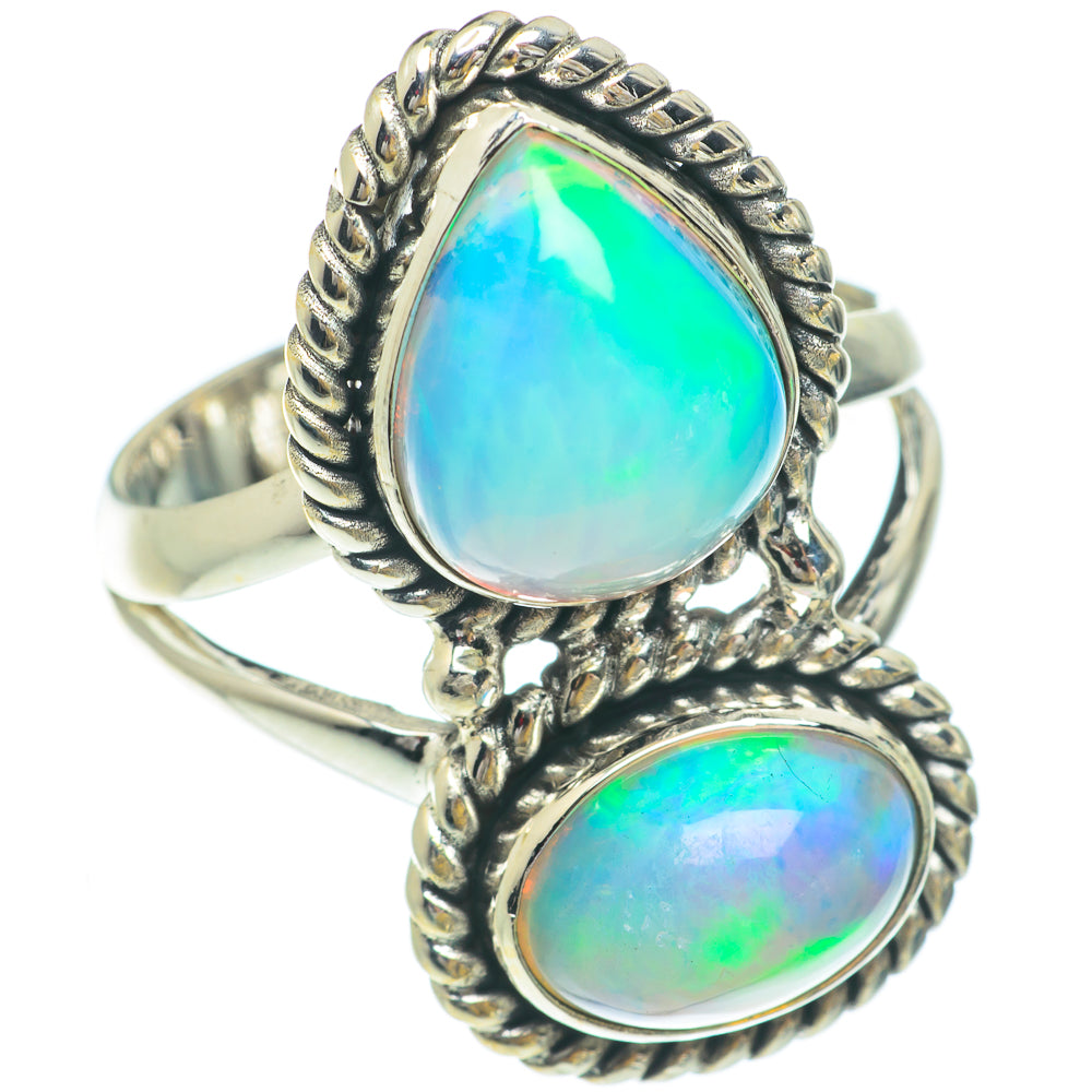 Ethiopian Opal Rings handcrafted by Anasilvercos - RING65484