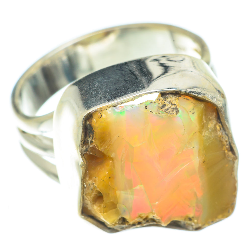 Ethiopian Opal Rings handcrafted by Anasilvercos - RING65485