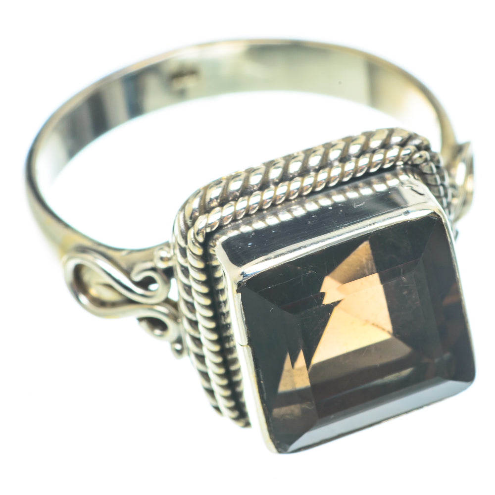 Smoky Quartz Rings handcrafted by Anasilvercos - RING65493