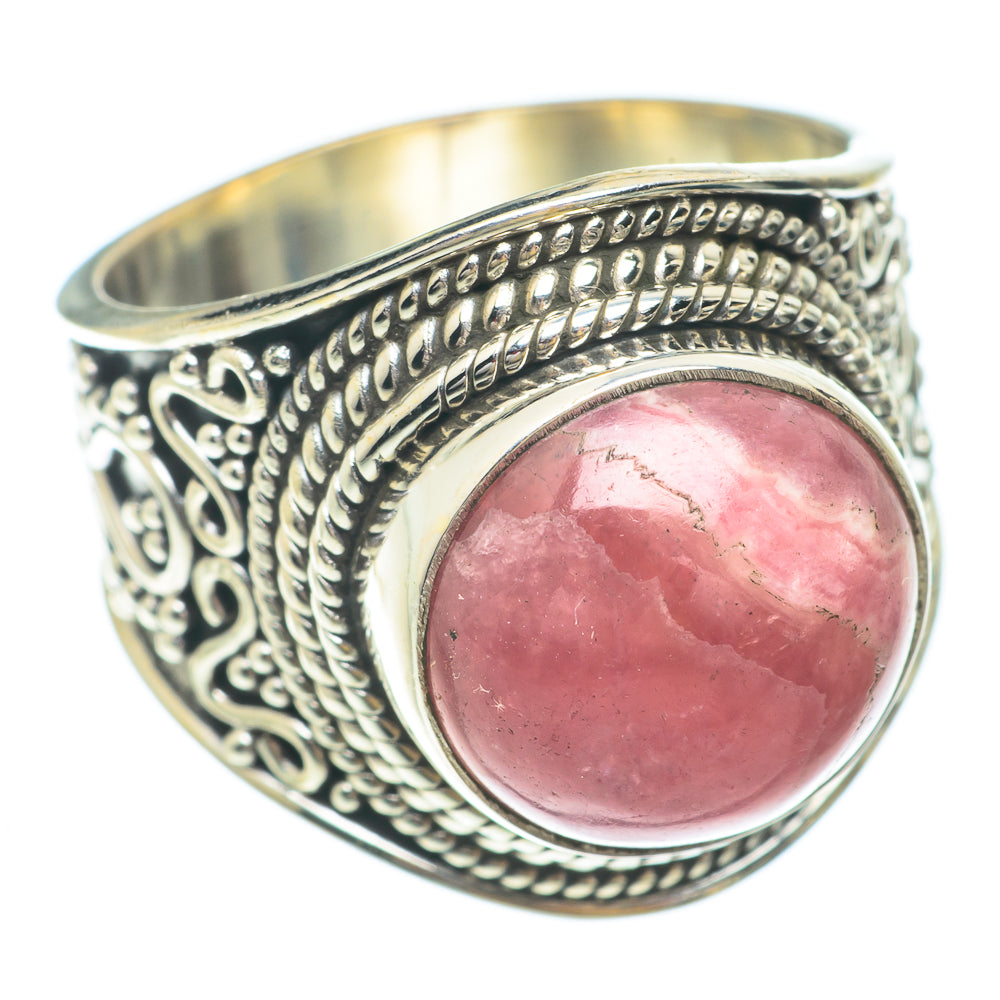 Rhodochrosite Rings handcrafted by Anasilvercos - RING65497