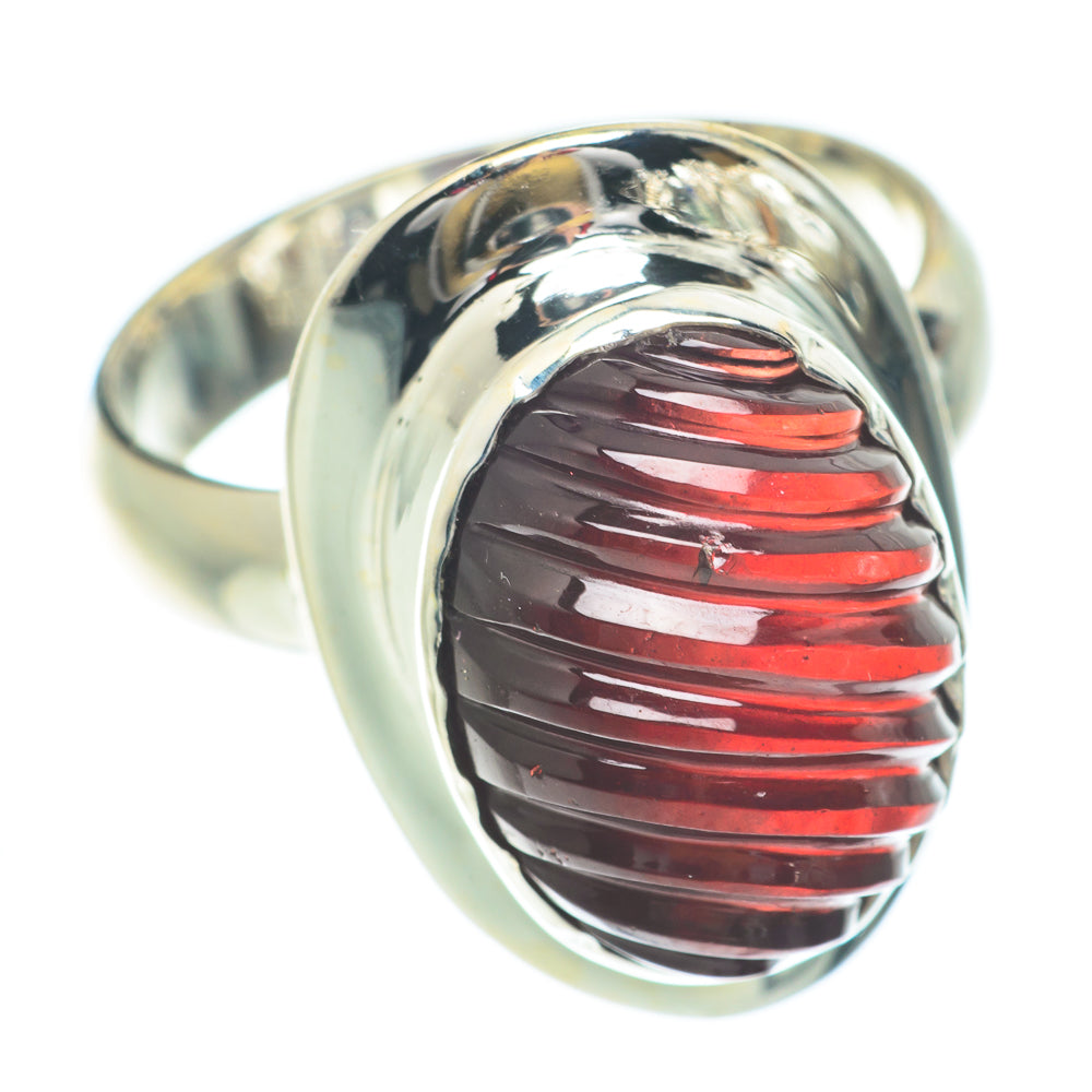 Garnet Rings handcrafted by Anasilvercos - RING65499