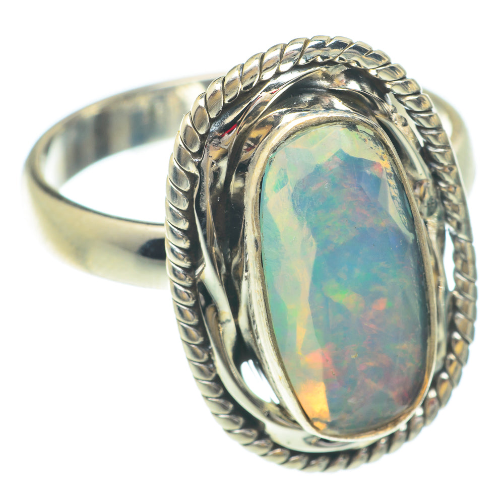 Ethiopian Opal Rings handcrafted by Anasilvercos - RING65508