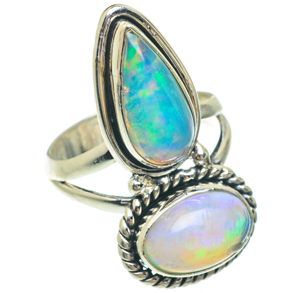 Ethiopian Opal Rings handcrafted by Anasilvercos - RING65509