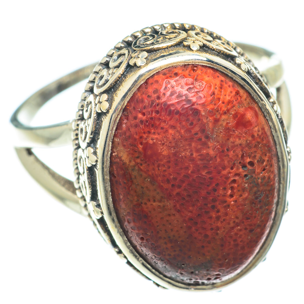 Sponge Coral Rings handcrafted by Anasilvercos - RING65518