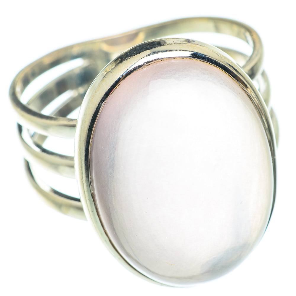 Rose Quartz Rings handcrafted by Anasilvercos - RING65521
