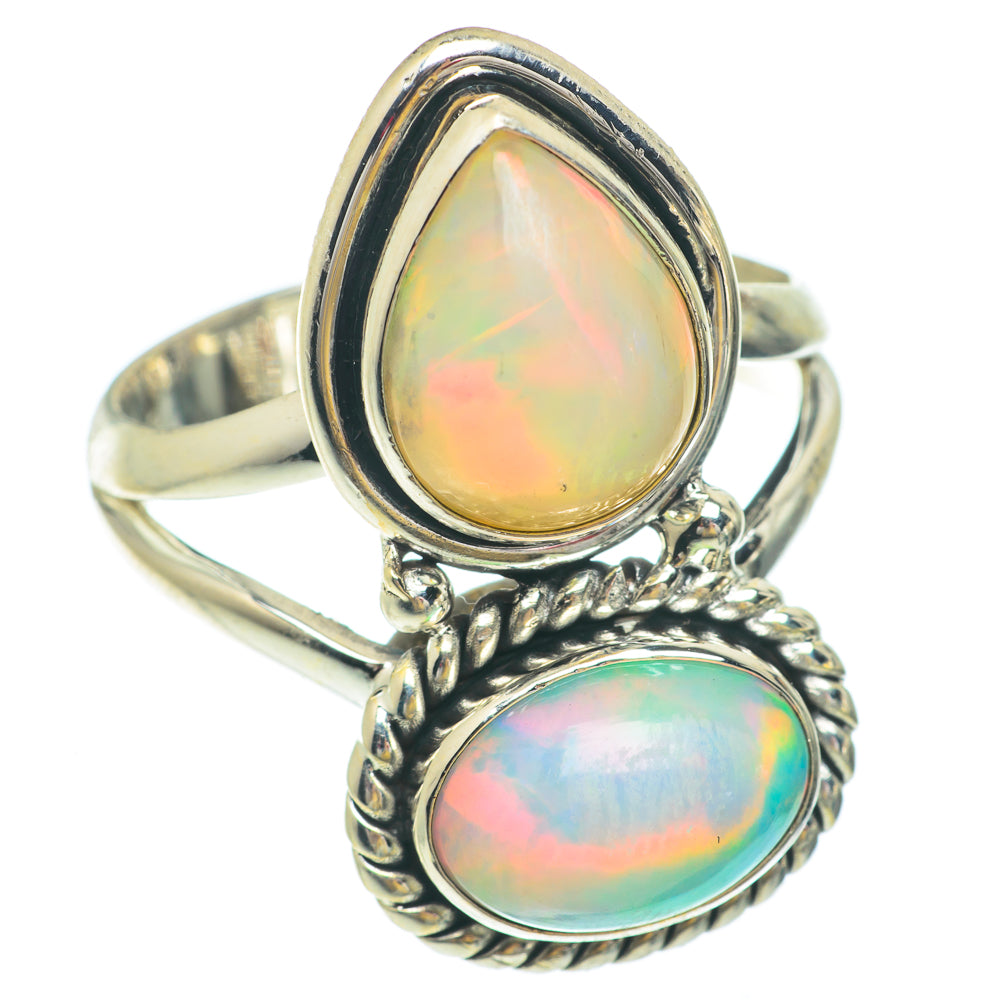 Ethiopian Opal Rings handcrafted by Anasilvercos - RING65528