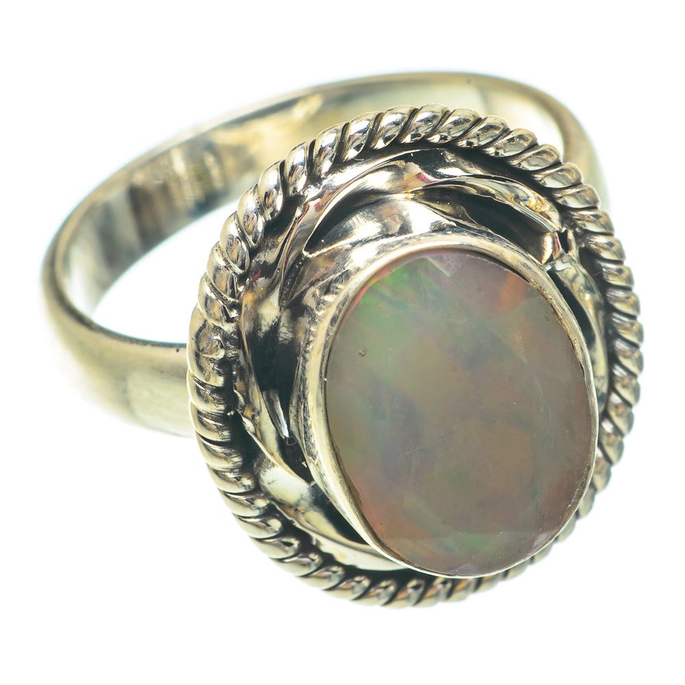 Ethiopian Opal Rings handcrafted by Anasilvercos - RING65529