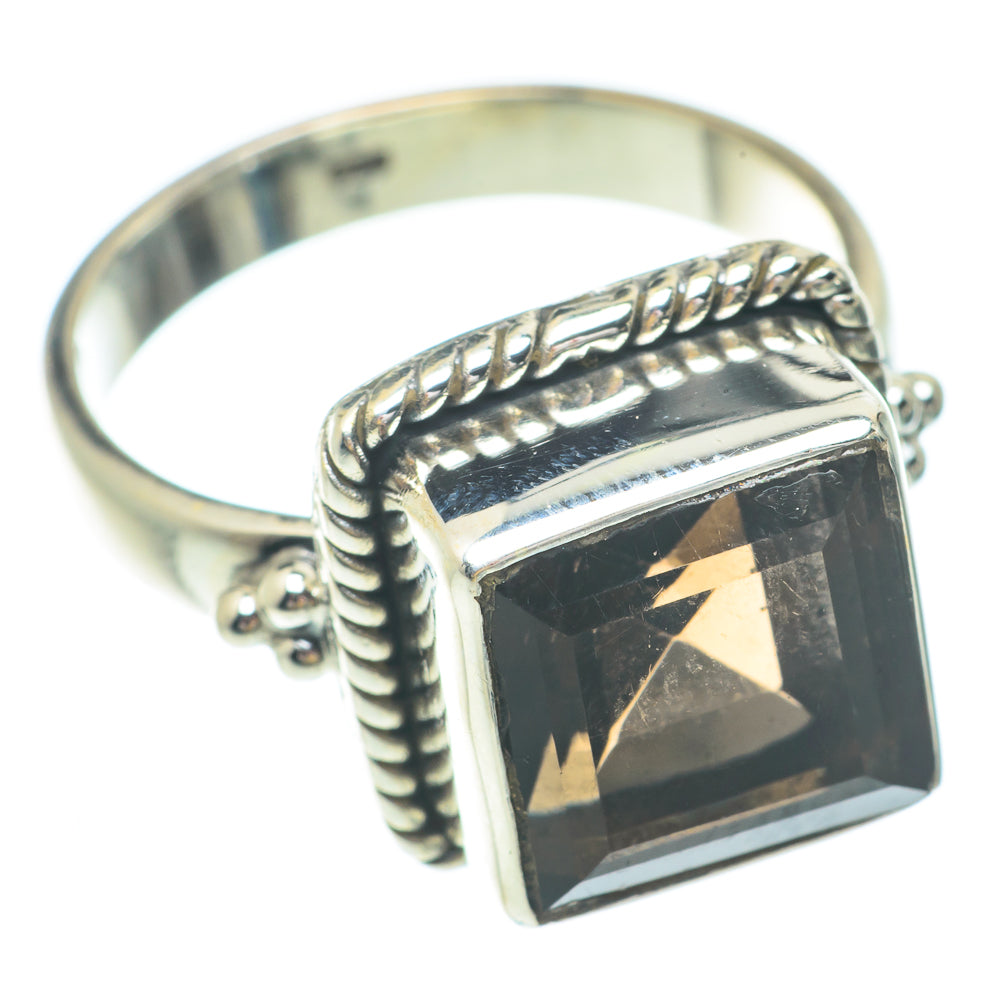 Smoky Quartz Rings handcrafted by Anasilvercos - RING65536