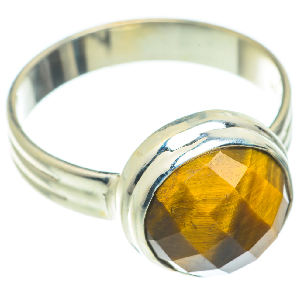 Tiger Eye Rings handcrafted by Anasilvercos - RING65537