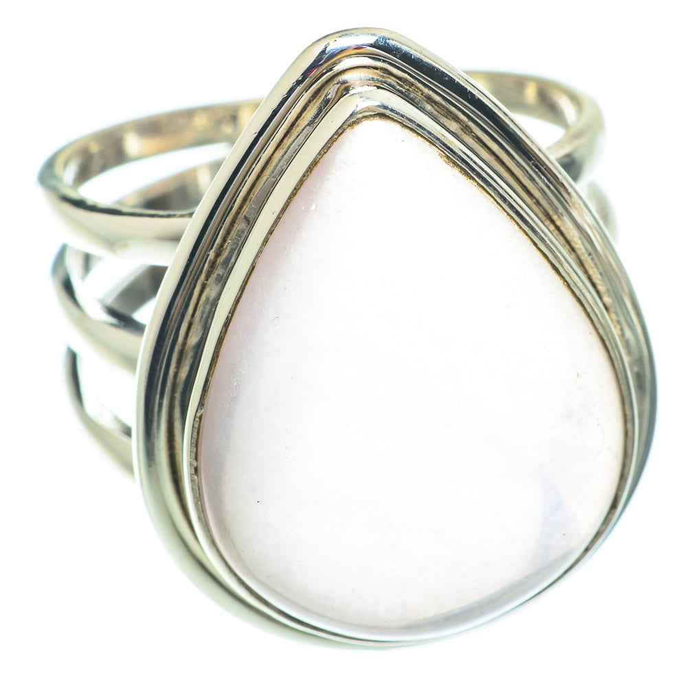 Rose Quartz Rings handcrafted by Anasilvercos - RING65540