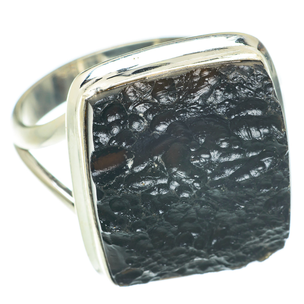 Tektite Rings handcrafted by Anasilvercos - RING65546
