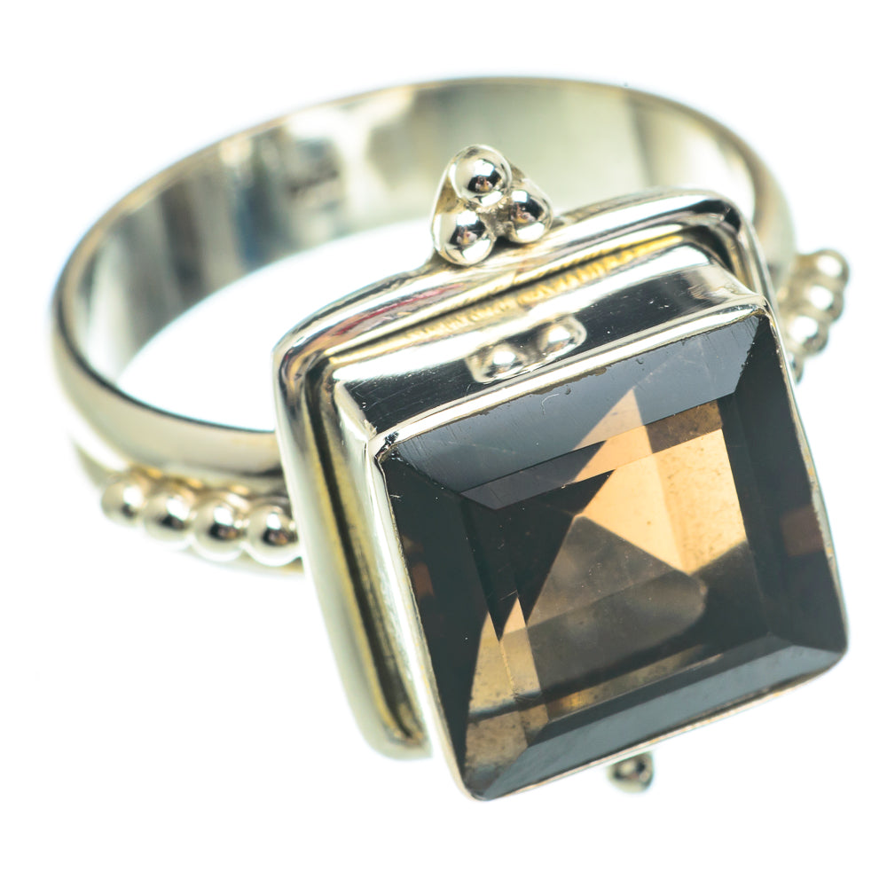Smoky Quartz Rings handcrafted by Anasilvercos - RING65557
