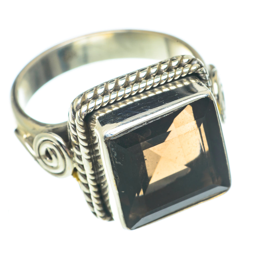 Smoky Quartz Rings handcrafted by Anasilvercos - RING65558