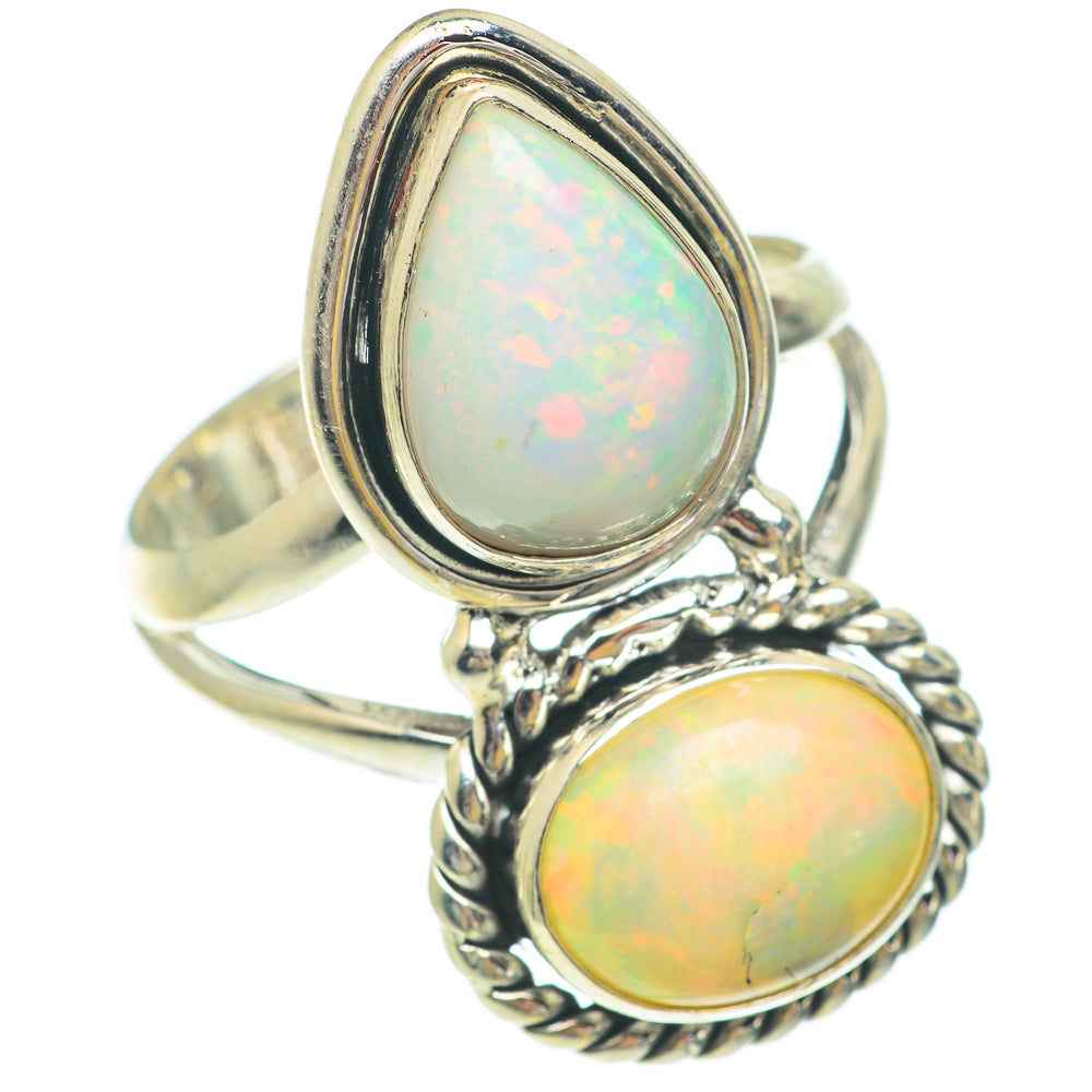 Ethiopian Opal Rings handcrafted by Anasilvercos - RING65569