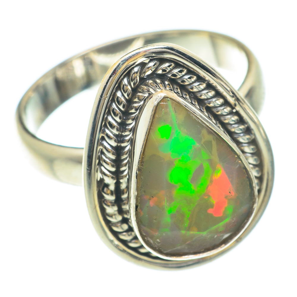 Ethiopian Opal Rings handcrafted by Anasilvercos - RING65571