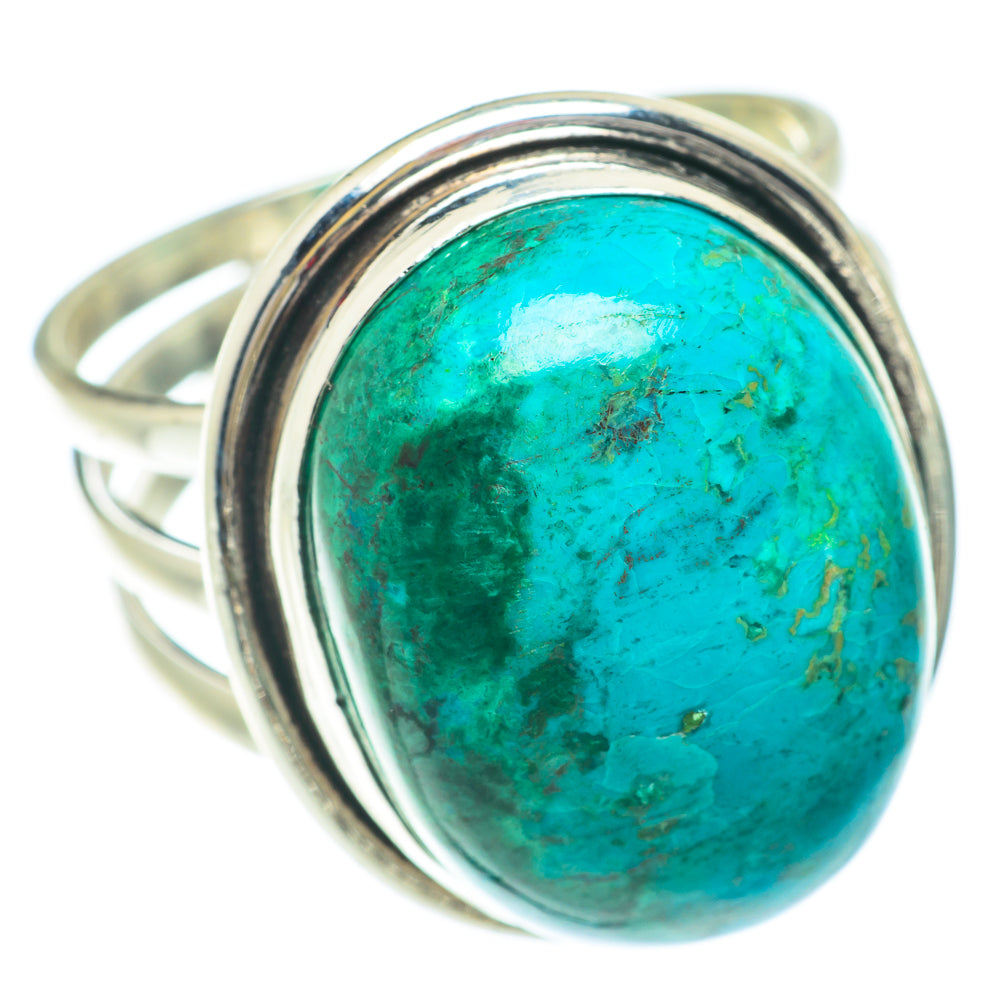 Chrysocolla Rings handcrafted by Anasilvercos - RING65573
