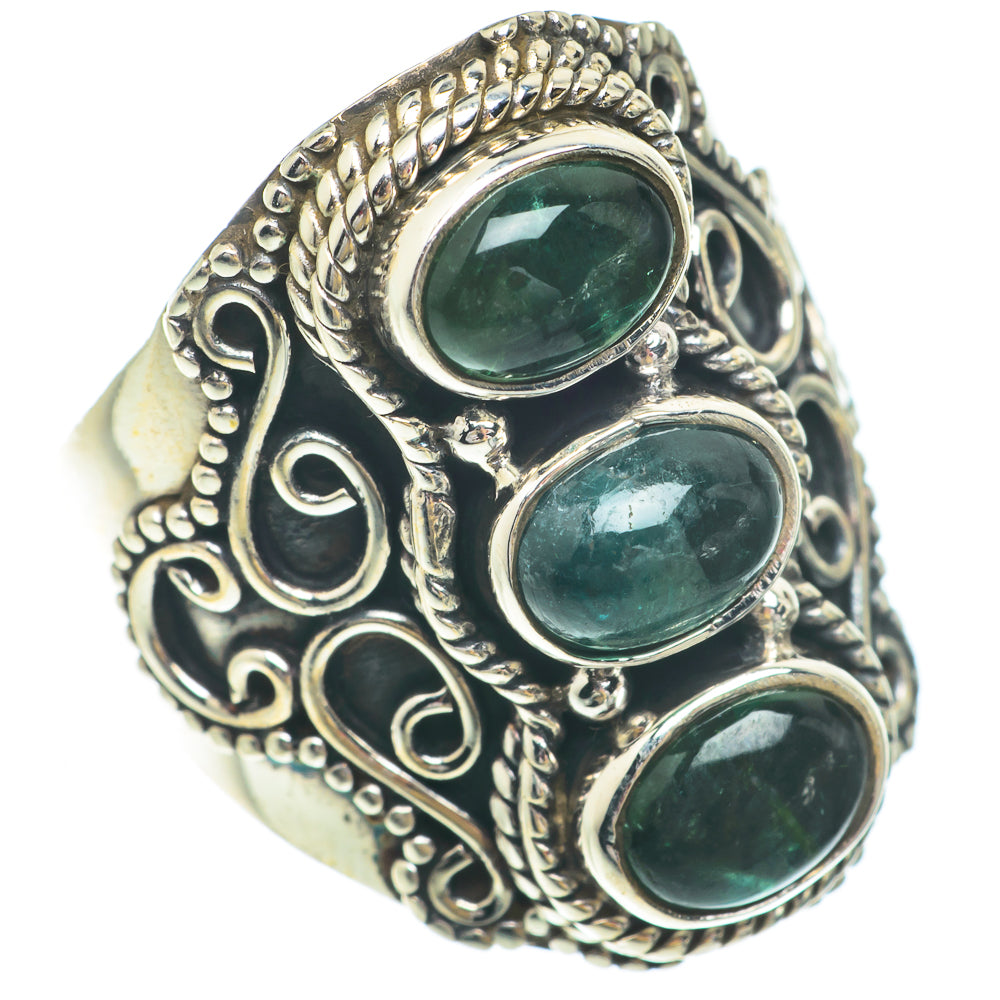 Green Fluorite Rings handcrafted by Anasilvercos - RING65574