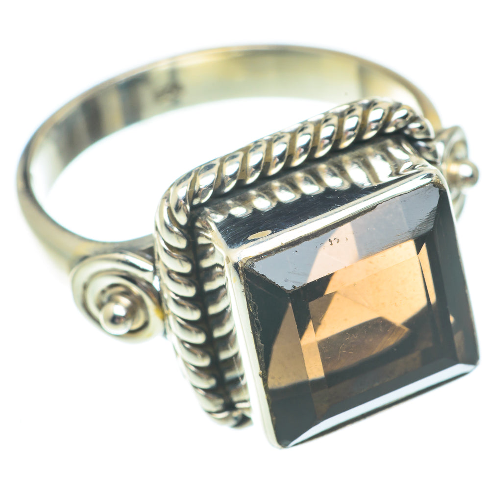 Smoky Quartz Rings handcrafted by Anasilvercos - RING65579