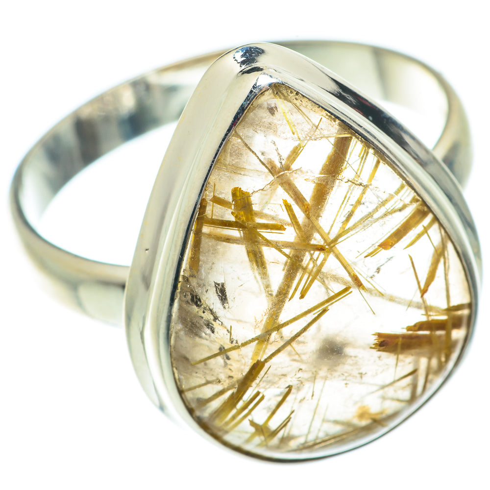 Rutilated Quartz Rings handcrafted by Anasilvercos - RING65586