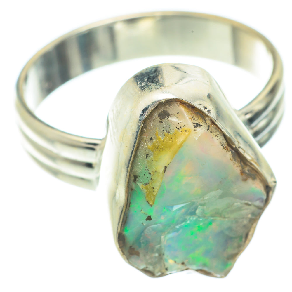Ethiopian Opal Rings handcrafted by Anasilvercos - RING65592