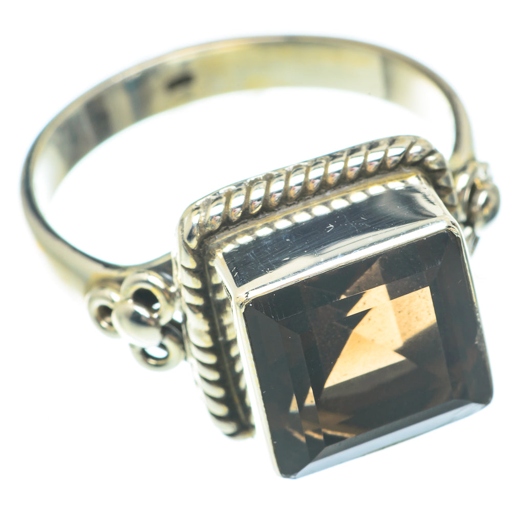 Smoky Quartz Rings handcrafted by Anasilvercos - RING65600