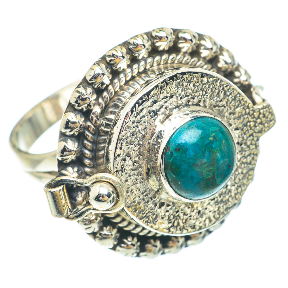 Chrysocolla Rings handcrafted by Anasilvercos - RING65626