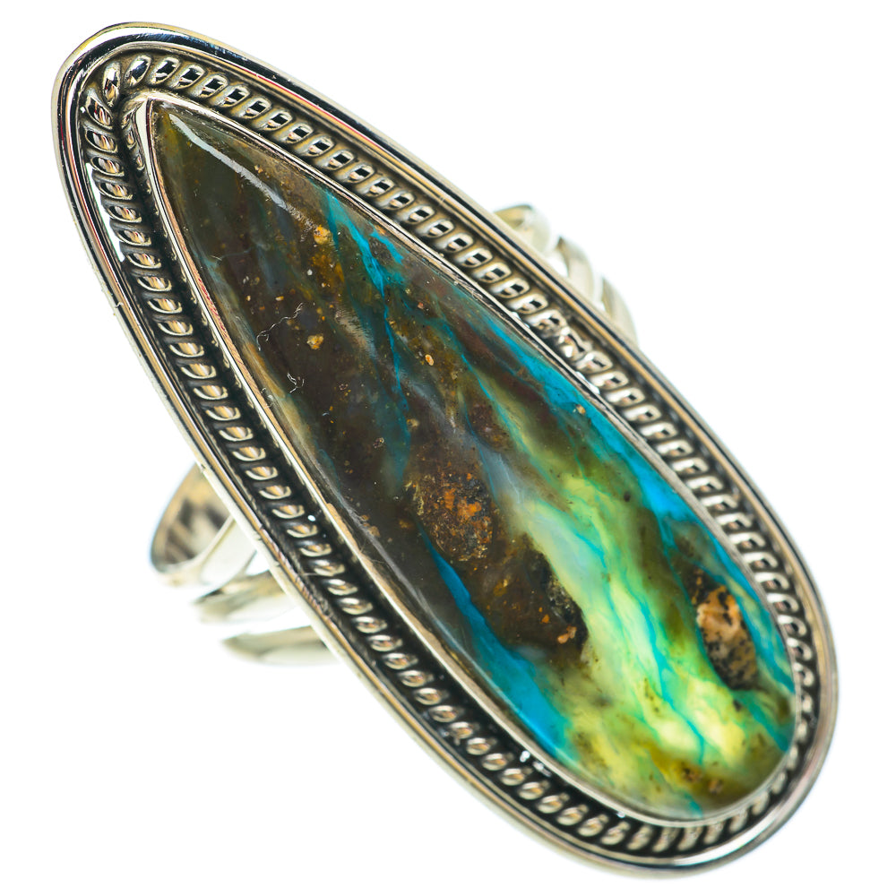 Peruvian Opal Rings handcrafted by Anasilvercos - RING65629