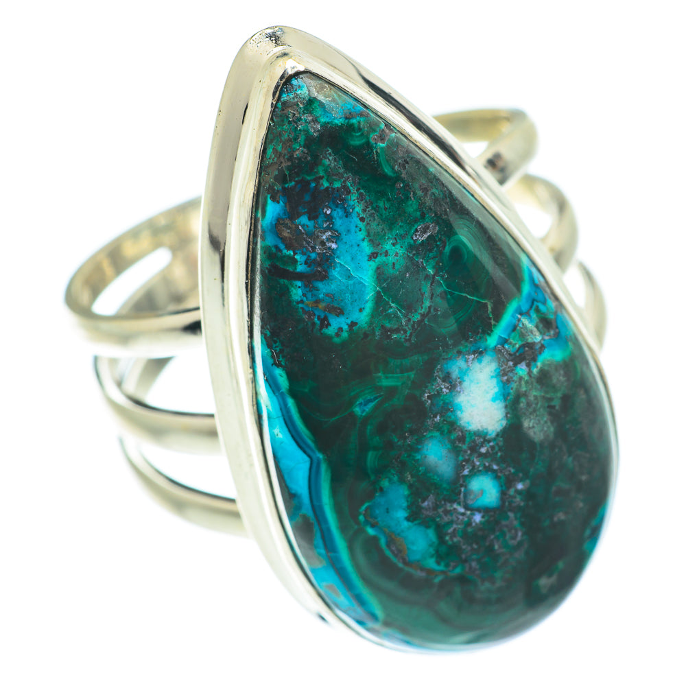 Chrysocolla Rings handcrafted by Anasilvercos - RING65630