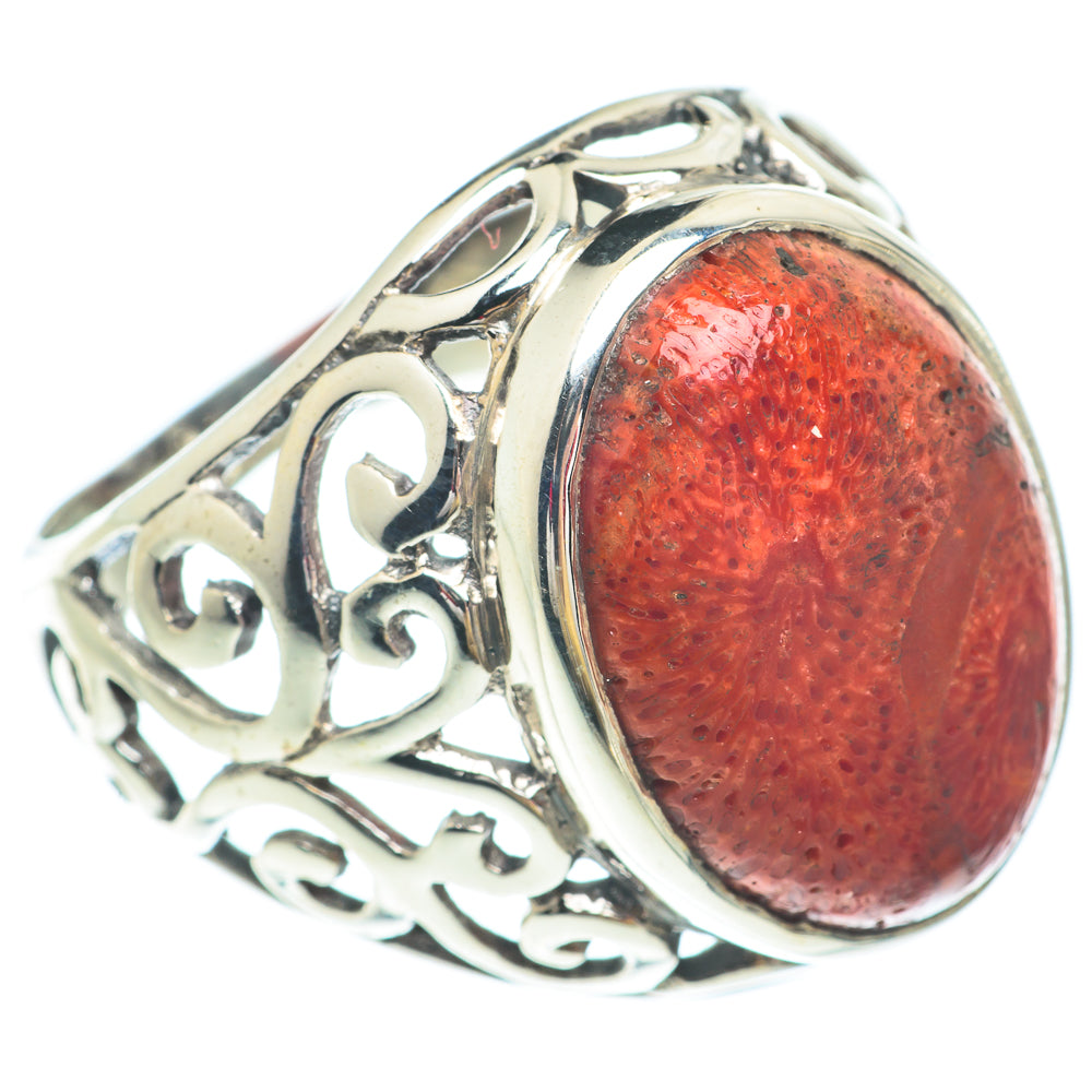 Sponge Coral Rings handcrafted by Anasilvercos - RING65635