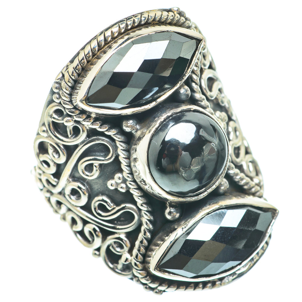Hematite Rings handcrafted by Anasilvercos - RING65648