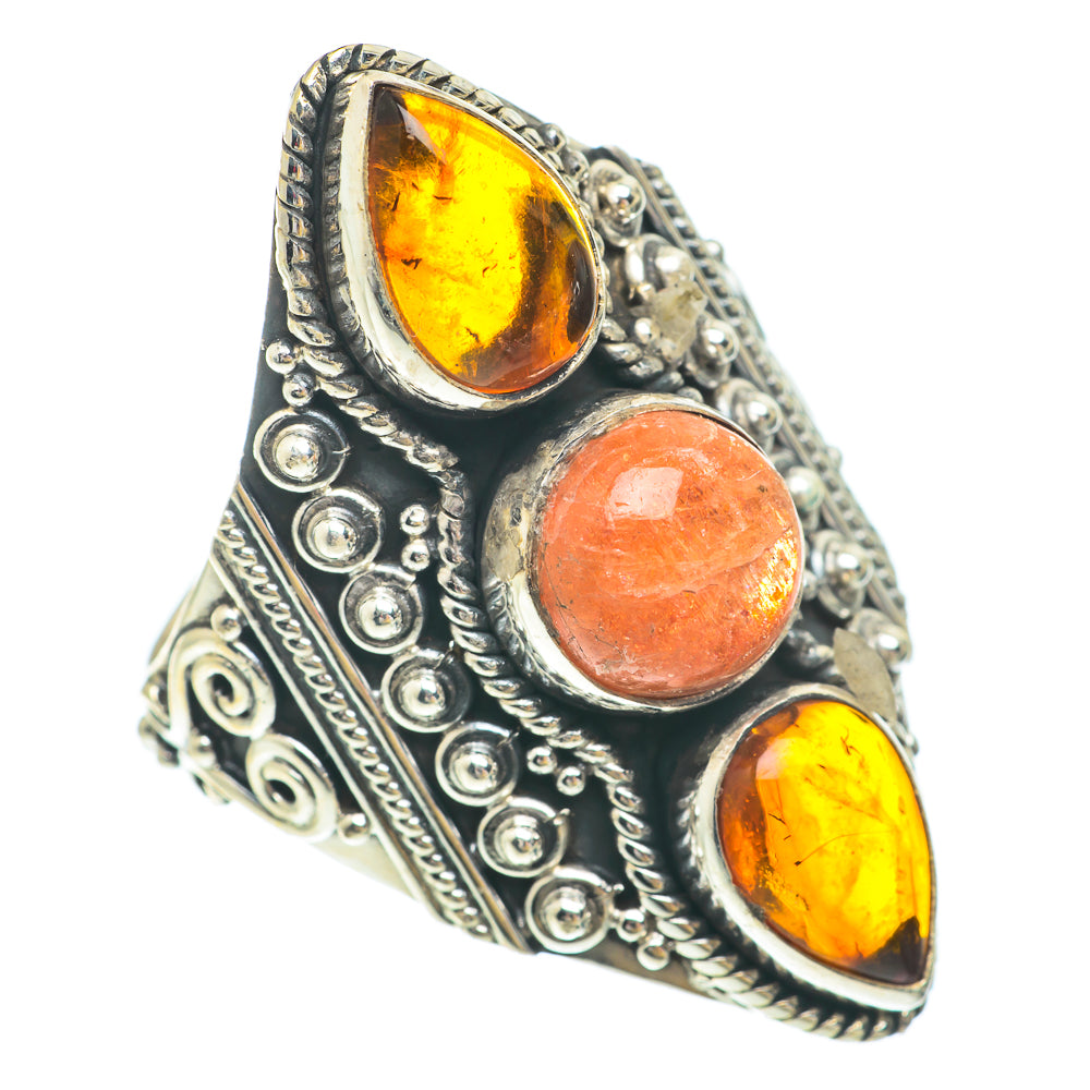 Sunstone Rings handcrafted by Anasilvercos - RING65656