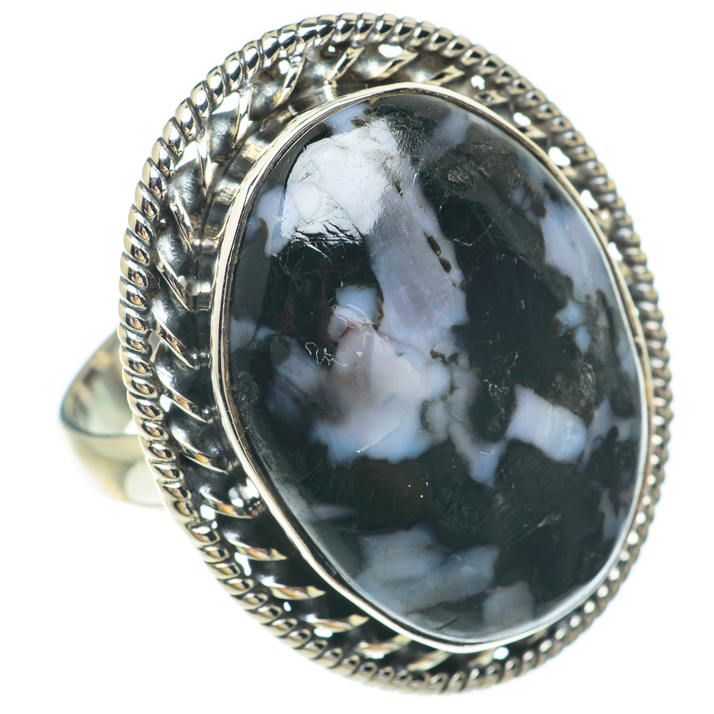Gabbro Stone Rings handcrafted by Anasilvercos - RING65662