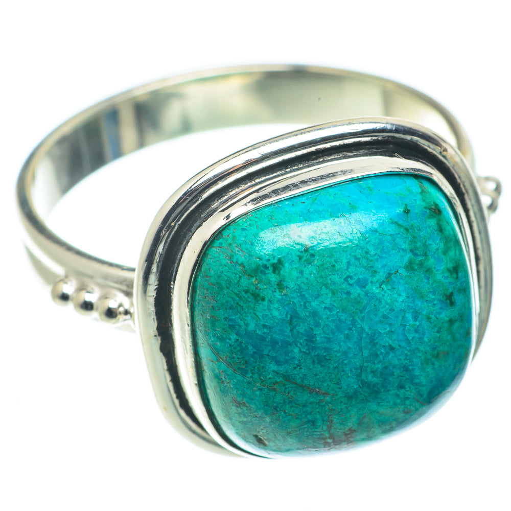 Chrysocolla Rings handcrafted by Anasilvercos - RING65675