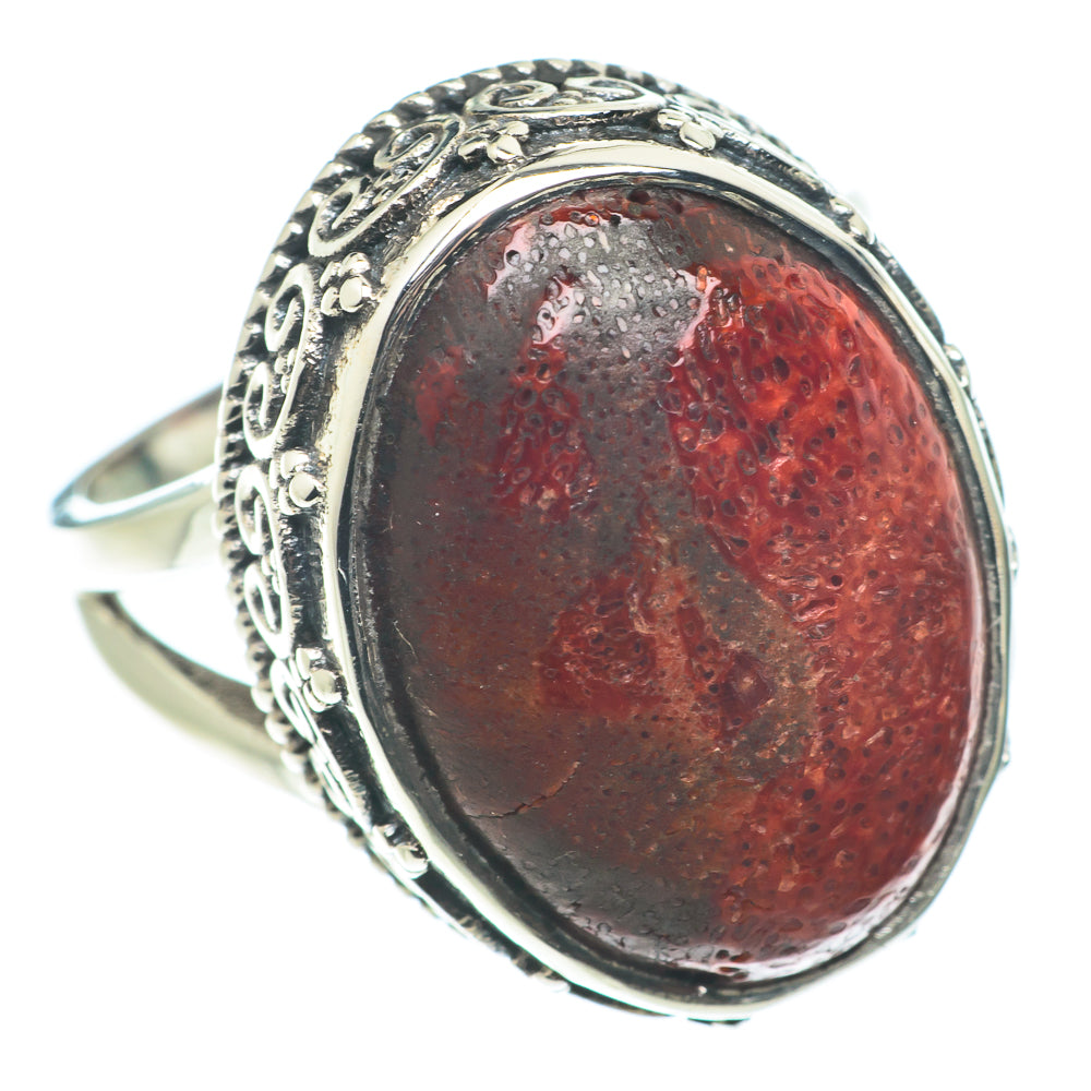 Sponge Coral Rings handcrafted by Anasilvercos - RING65680
