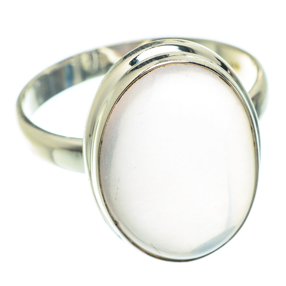 Rose Quartz Rings handcrafted by Anasilvercos - RING65683