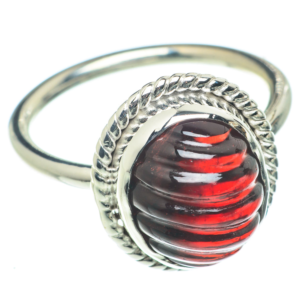 Garnet Rings handcrafted by Anasilvercos - RING65684