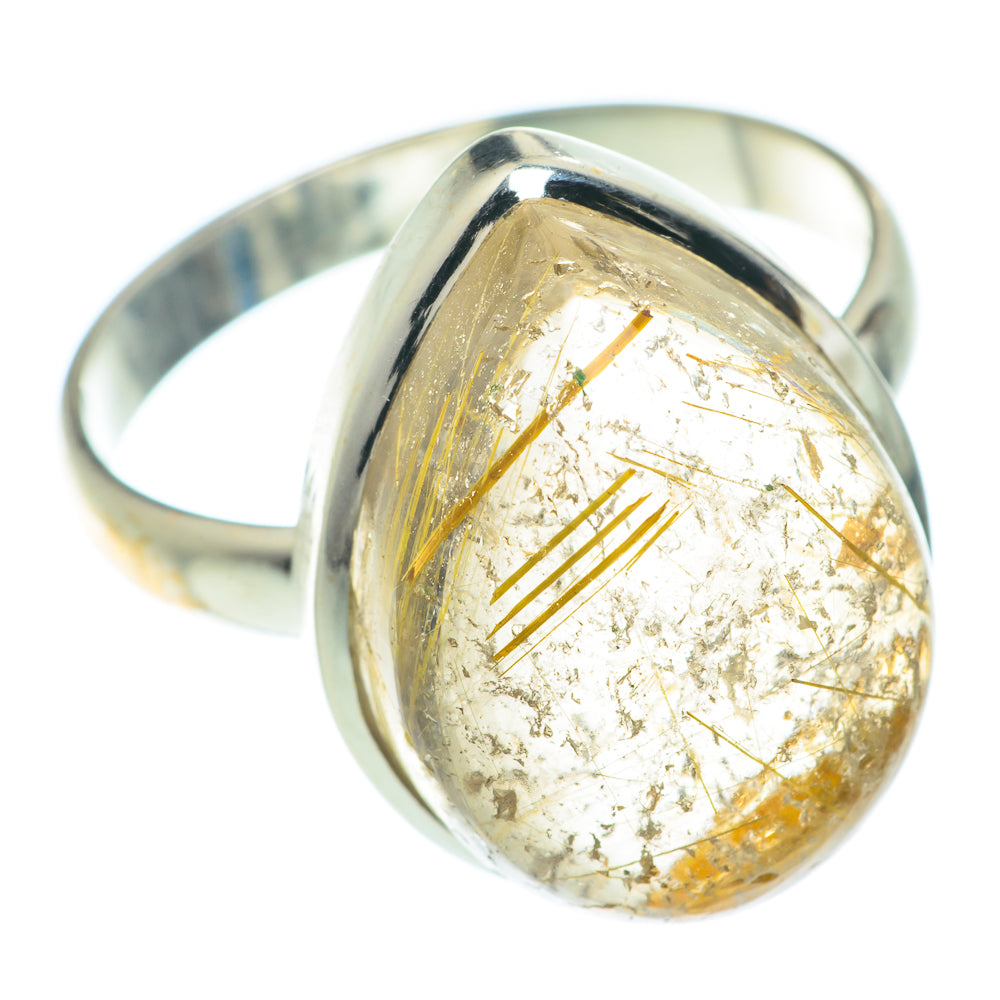 Rutilated Quartz Rings handcrafted by Anasilvercos - RING65691
