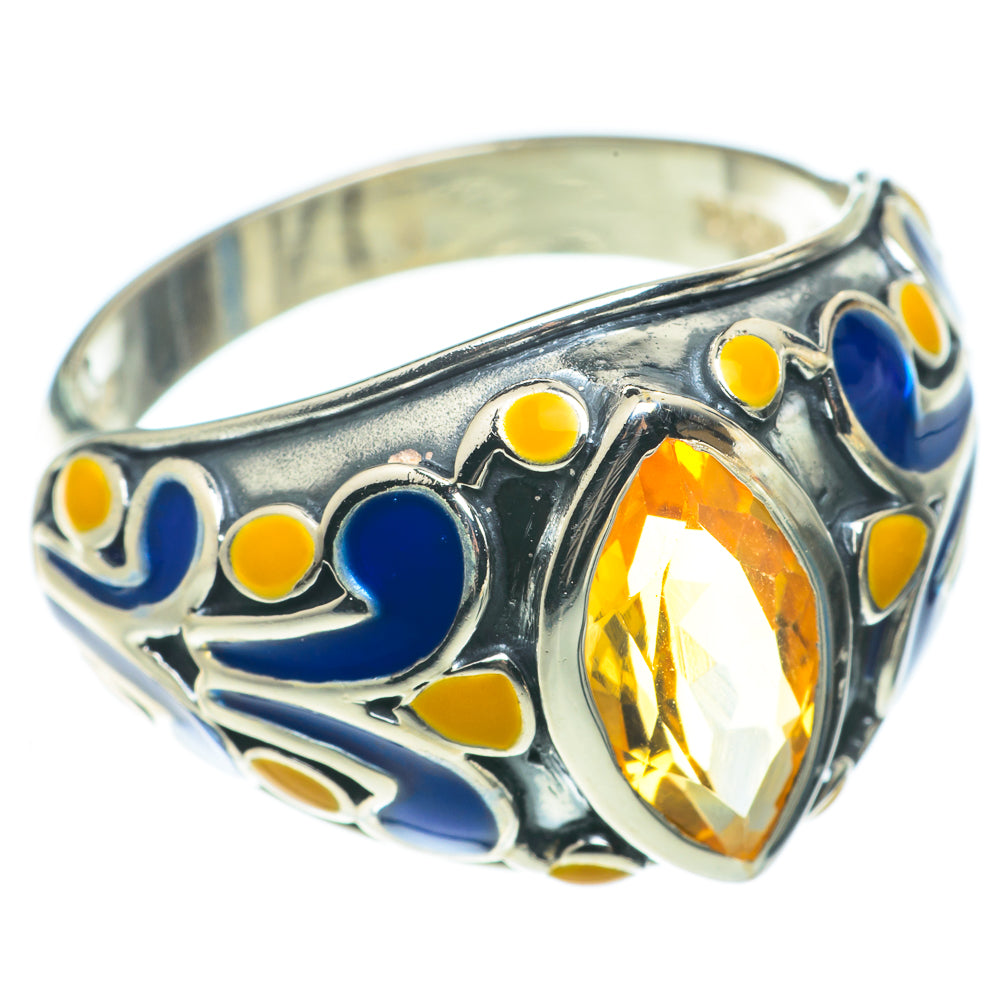 Citrine Rings handcrafted by Anasilvercos - RING65696