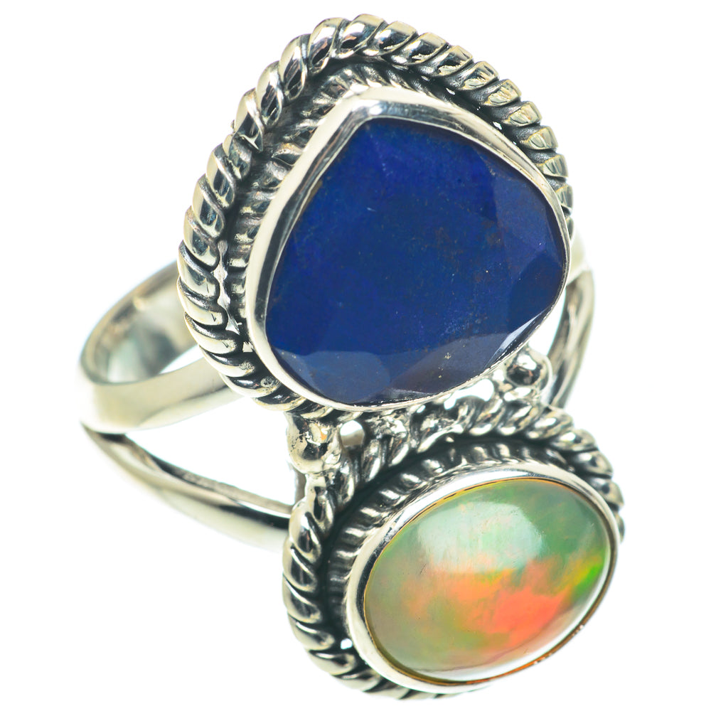 Ethiopian Opal Rings handcrafted by Anasilvercos - RING65698