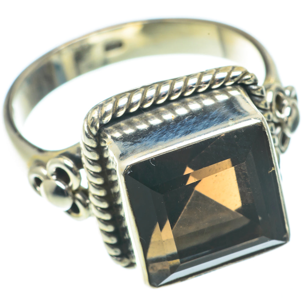Smoky Quartz Rings handcrafted by Anasilvercos - RING65710
