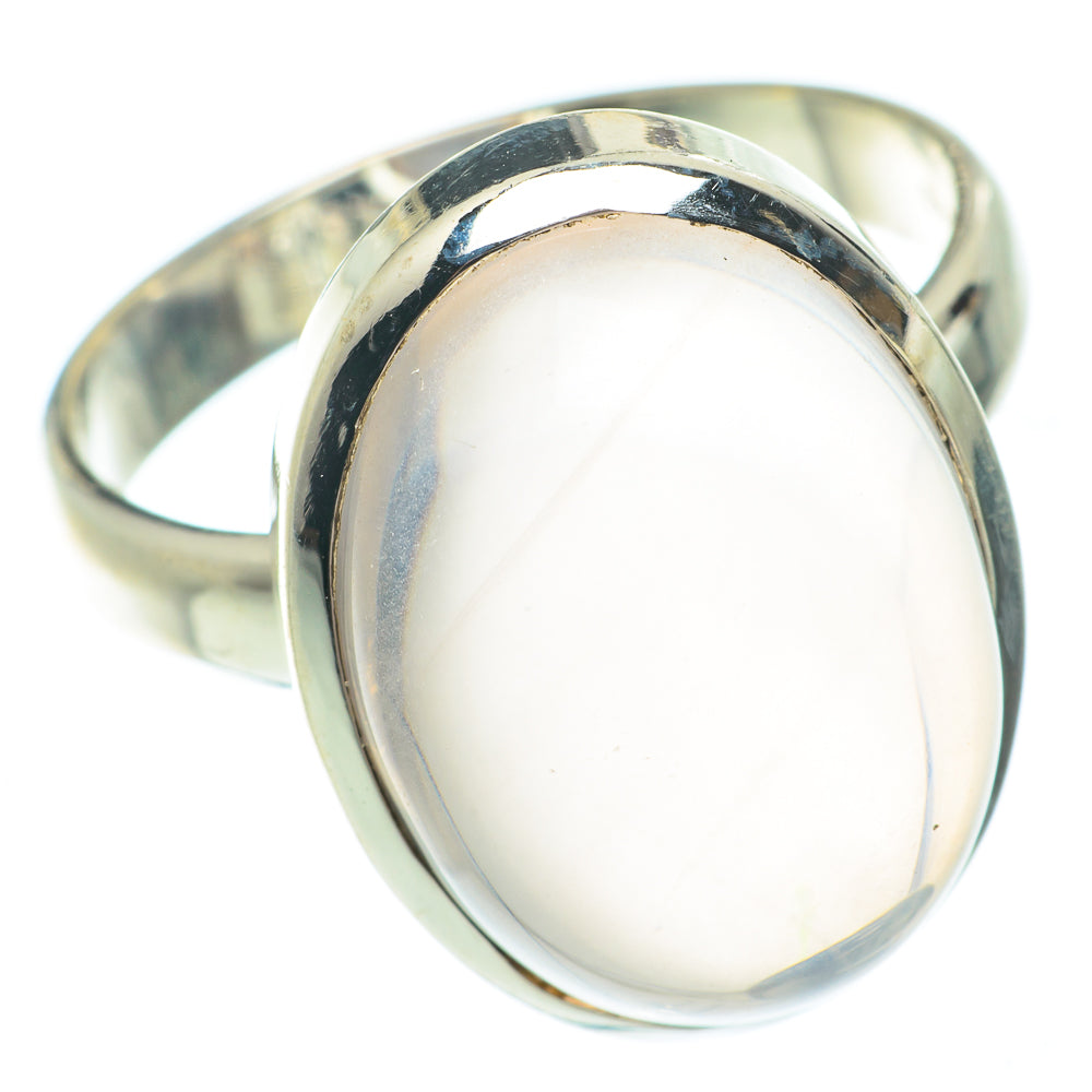 Rose Quartz Rings handcrafted by Anasilvercos - RING65713